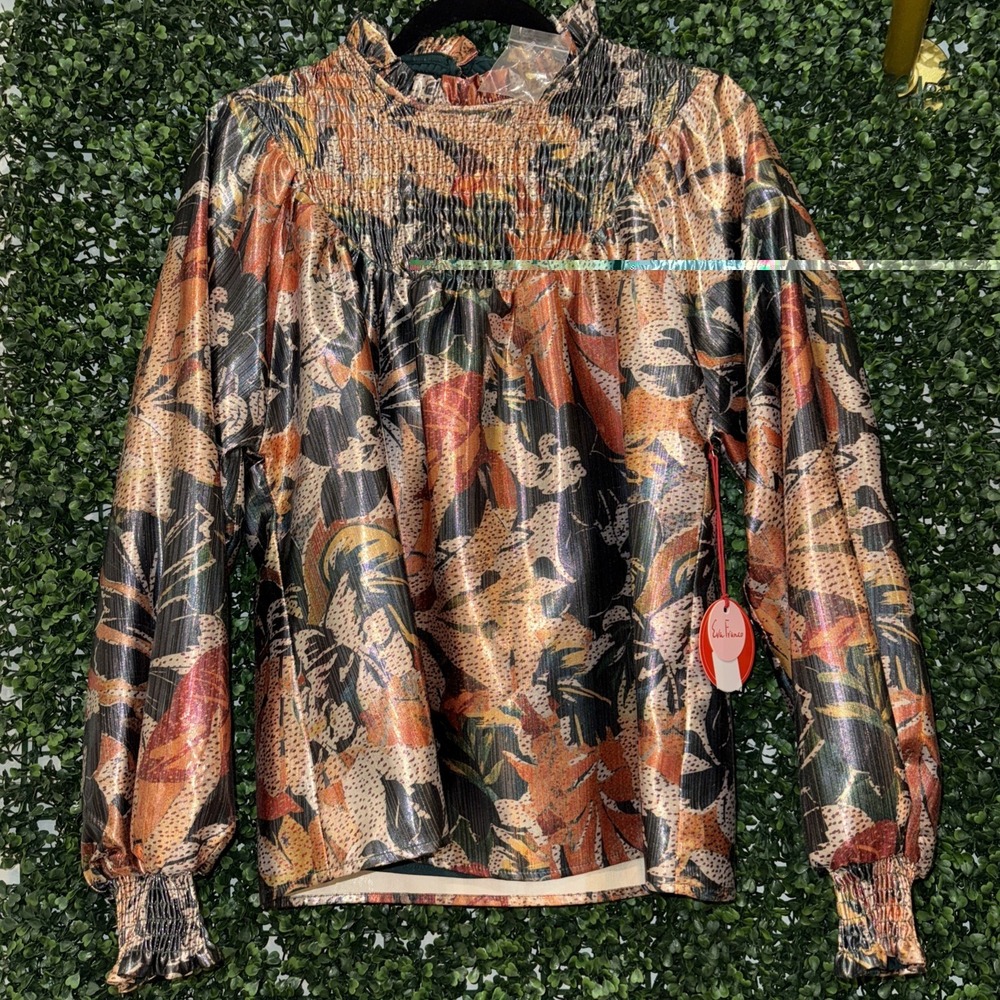 Eva Franco Amalia Top Glitter Bloom XS, S, M